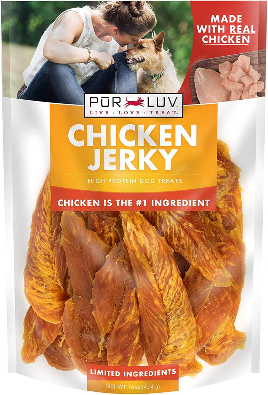 Pur Luv Chicken Jerky Treats